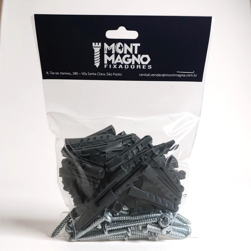 KIT Bucha Fixao S-08 c/Paraf.PH 4,8 x 38 GE