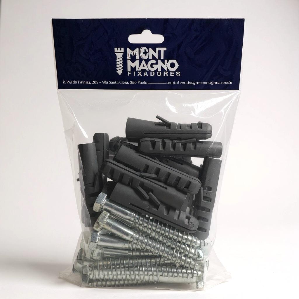 KIT Bucha Fixao S-12 c/Paraf.SEXT.R.SOB. ...